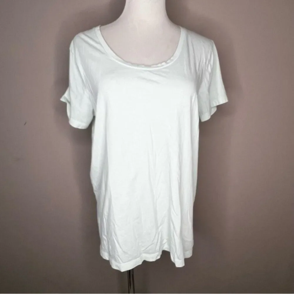 J. Crew Garmet Dyed Tee Mint Green